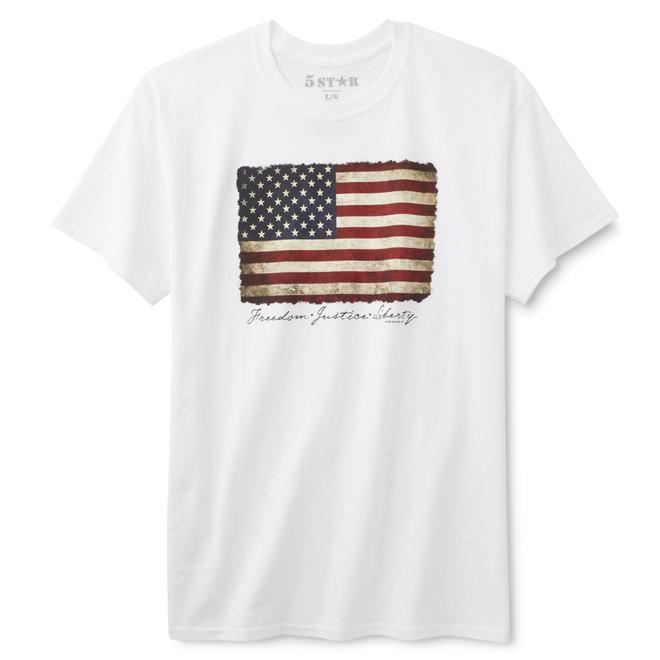 Men's Patriotic Graphic TShirt American Flag
