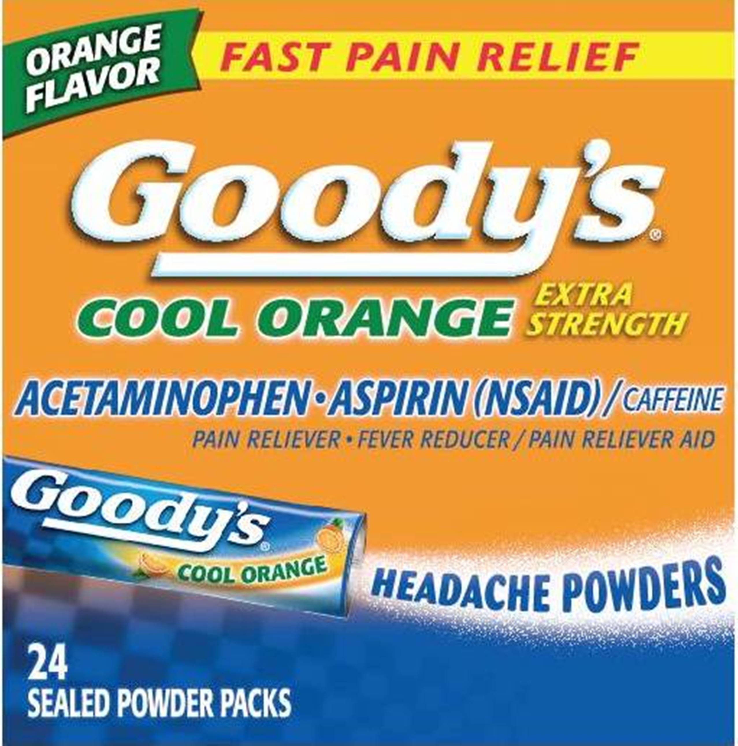 042037102982 UPC Goody's Extra Strength Headache Powders Cool Orange