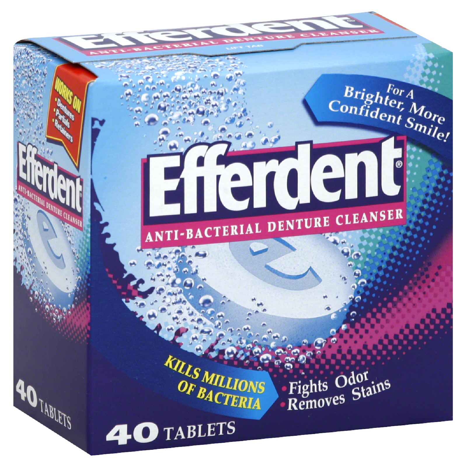 UPC 814832010010 product image for Denture Cleanser, Anti-Bacterial 40 ct | upcitemdb.com