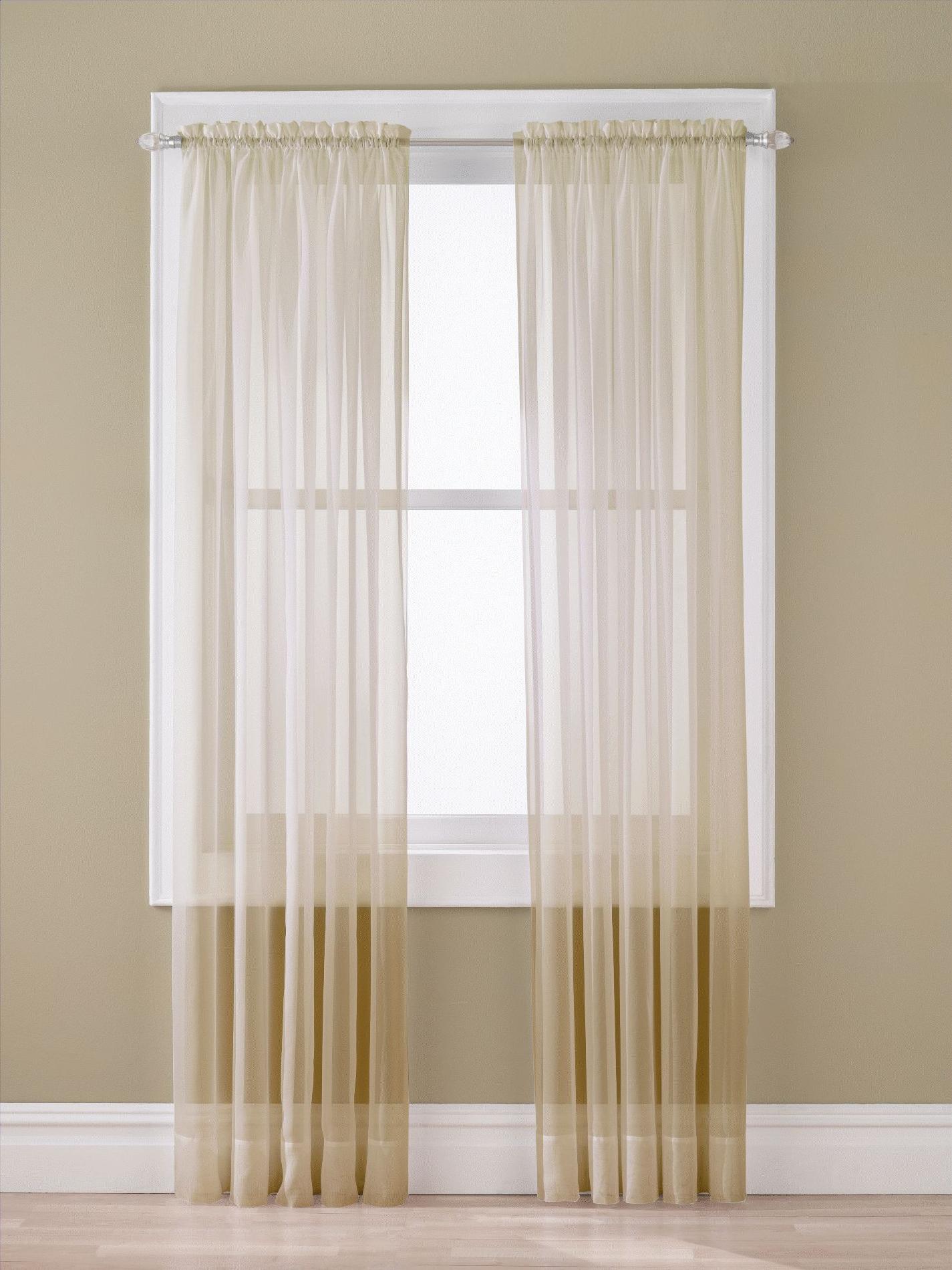 Sheer Voile Panel - Taupe