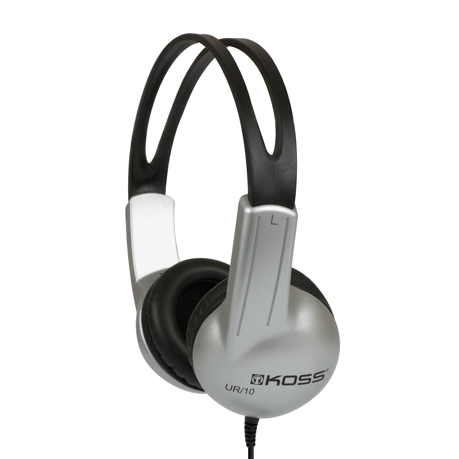 UPC 021299147610 product image for Koss Stereo Headphones Silver/Black | upcitemdb.com