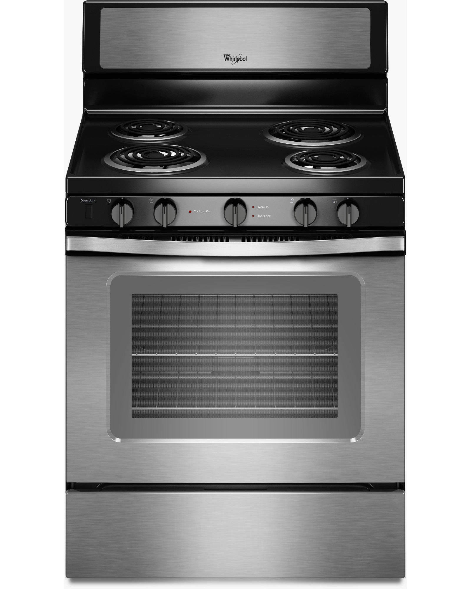 Whirlpool WFC340S0ES 4 8 Cu Ft Electric Range Stainless Steel
