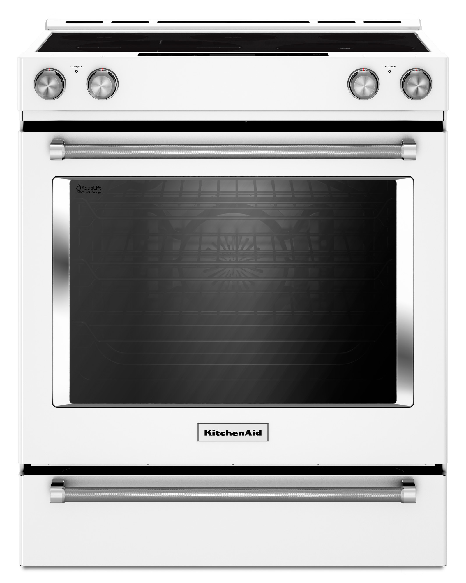 KitchenAid KSEG700EWH 6.4 cu. ft. 5Element Electric SlideIn