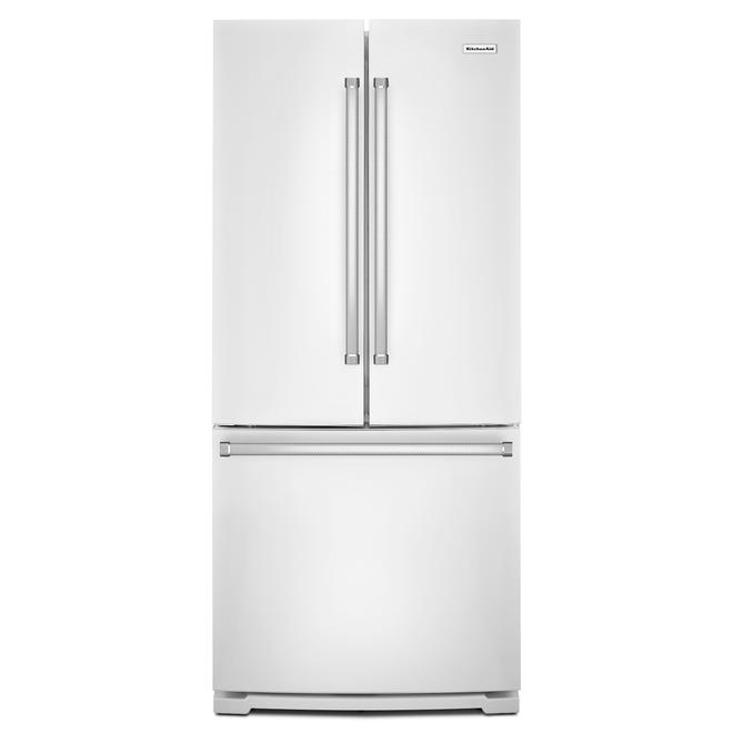 KitchenAid KRFF300EWH 20 cu. ft. French Door Refrigerator White