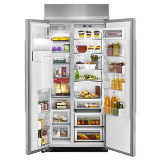 kitchenaid refrigerator built side stainless cu ft refrigerators inch steel canada appliances zoom