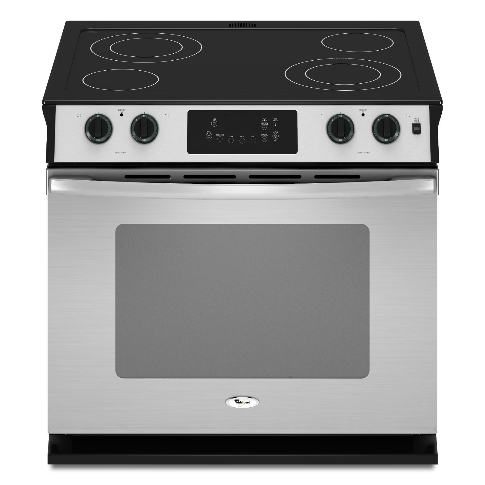 Whirlpool WDE350LVS 4.5 cu. ft. DropIn Electric Range Stainless