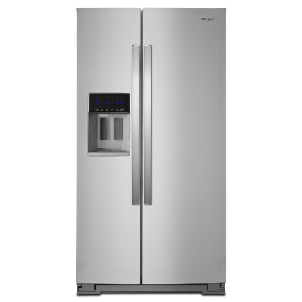 Whirlpool Wrs588fihz 28 Cu Ft Side By Side Refrigerator Stainless Steel
