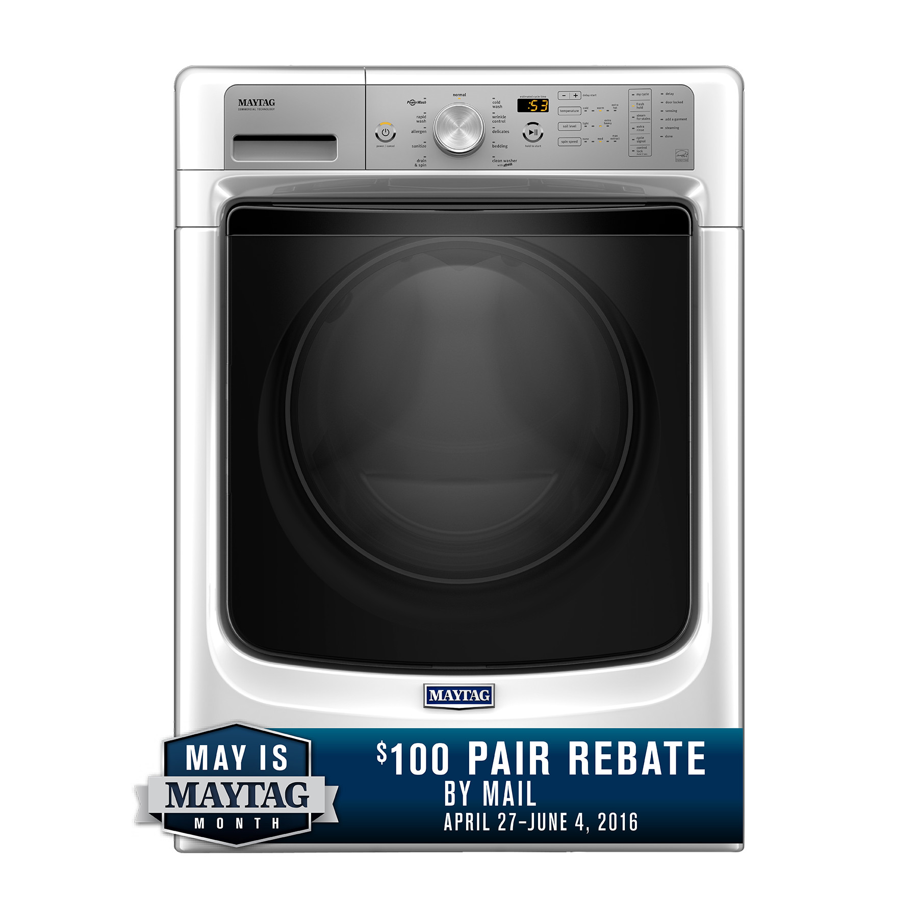 Maytag MHW5500FW MHW5500FW 4.5 cu. ft. Front Load Washer with Fresh