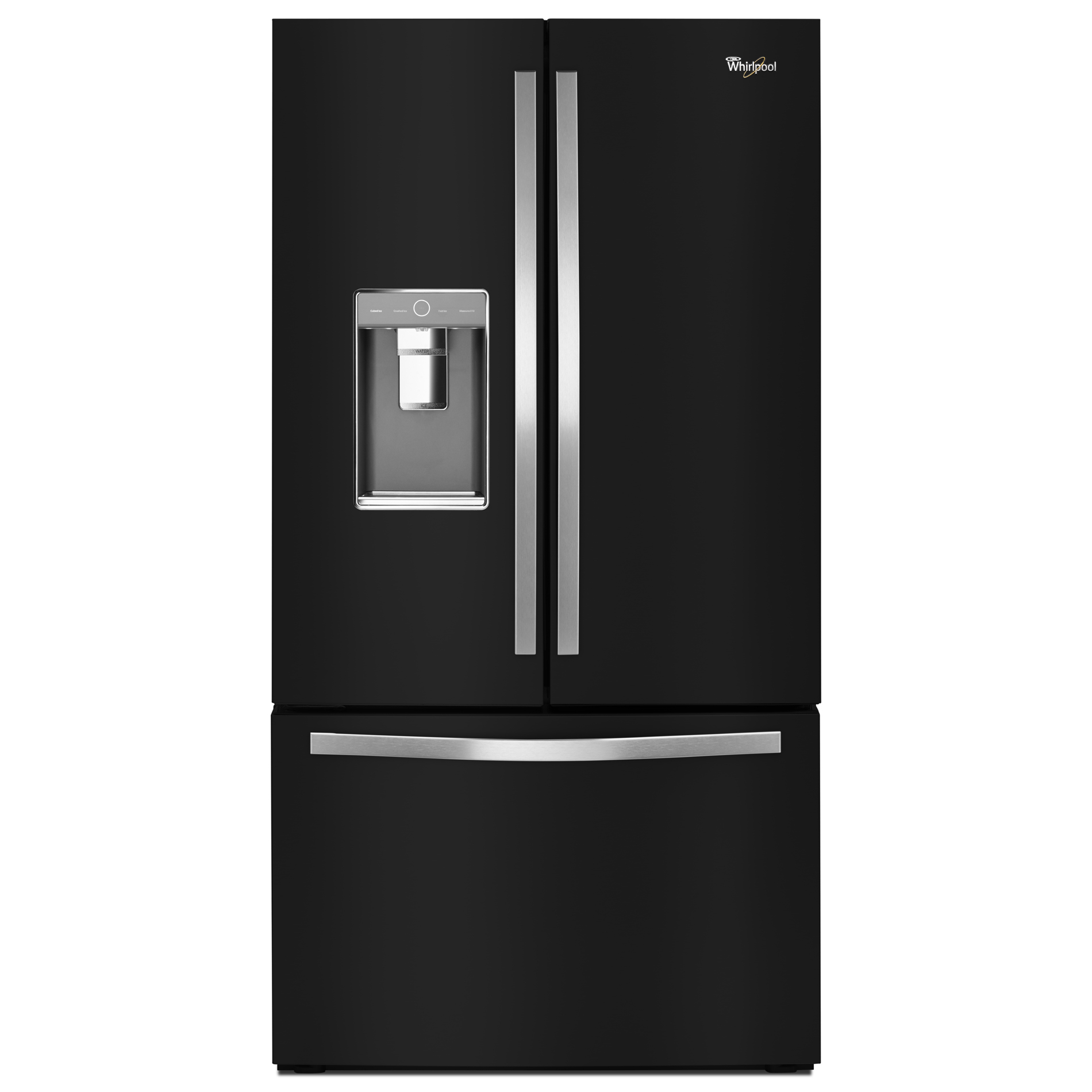 Whirlpool WRF992FIFE 32 cu. ft. French Door Refrigerator w/Infinity 32 Inch Wide Black Stainless Steel Refrigerator