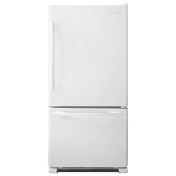Amana Abb2224brw 22 Cu Ft Bottom Freezer Refrigerator W