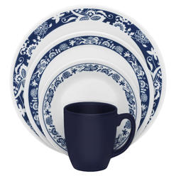 Corelle Livingware 16-Piece Dinnerware Set - True Blue