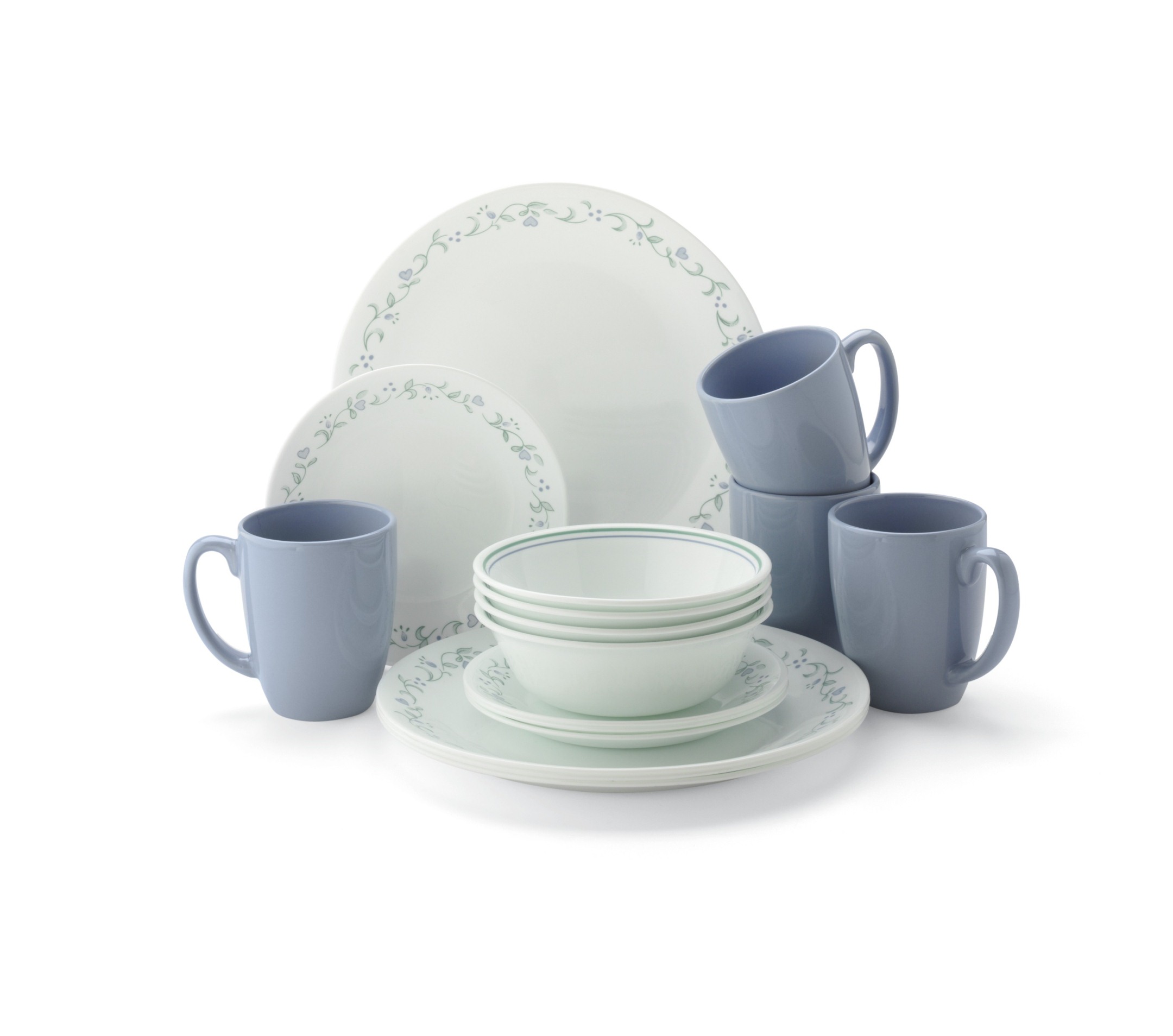 Corelle Livingware 16-Piece Dinnerware Set - Country Cottage | Shop Your Way: Online Shopping ...