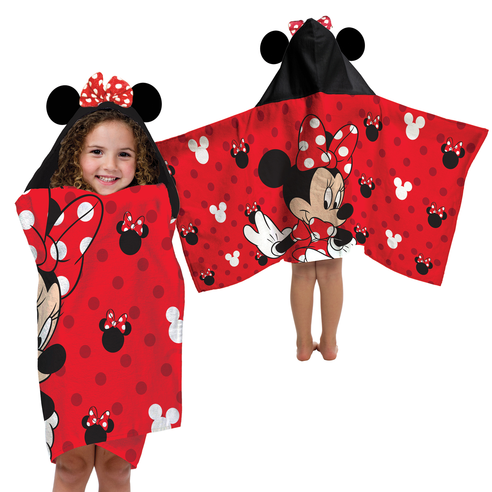 UPC 032281682774 product image for Disney Minnie Mouse Hooded Poncho Towel - JAY FRANCO & SONS INC. | upcitemdb.com