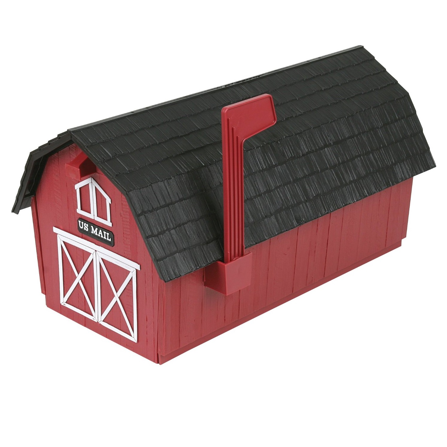 Upc 071617010034 Flambeau Prod Red Barn Poly Mailbox