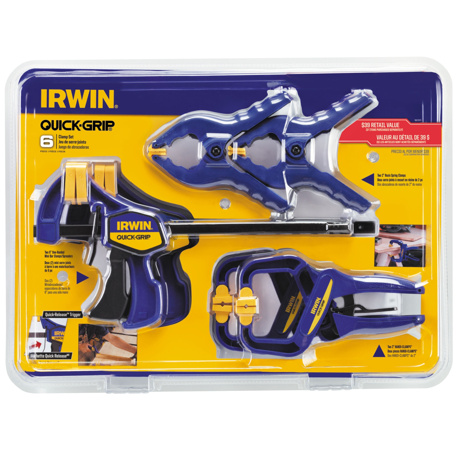 Irwin Clamp Set, 6 piece Minis/Spring/Handis Shop Your Way Online