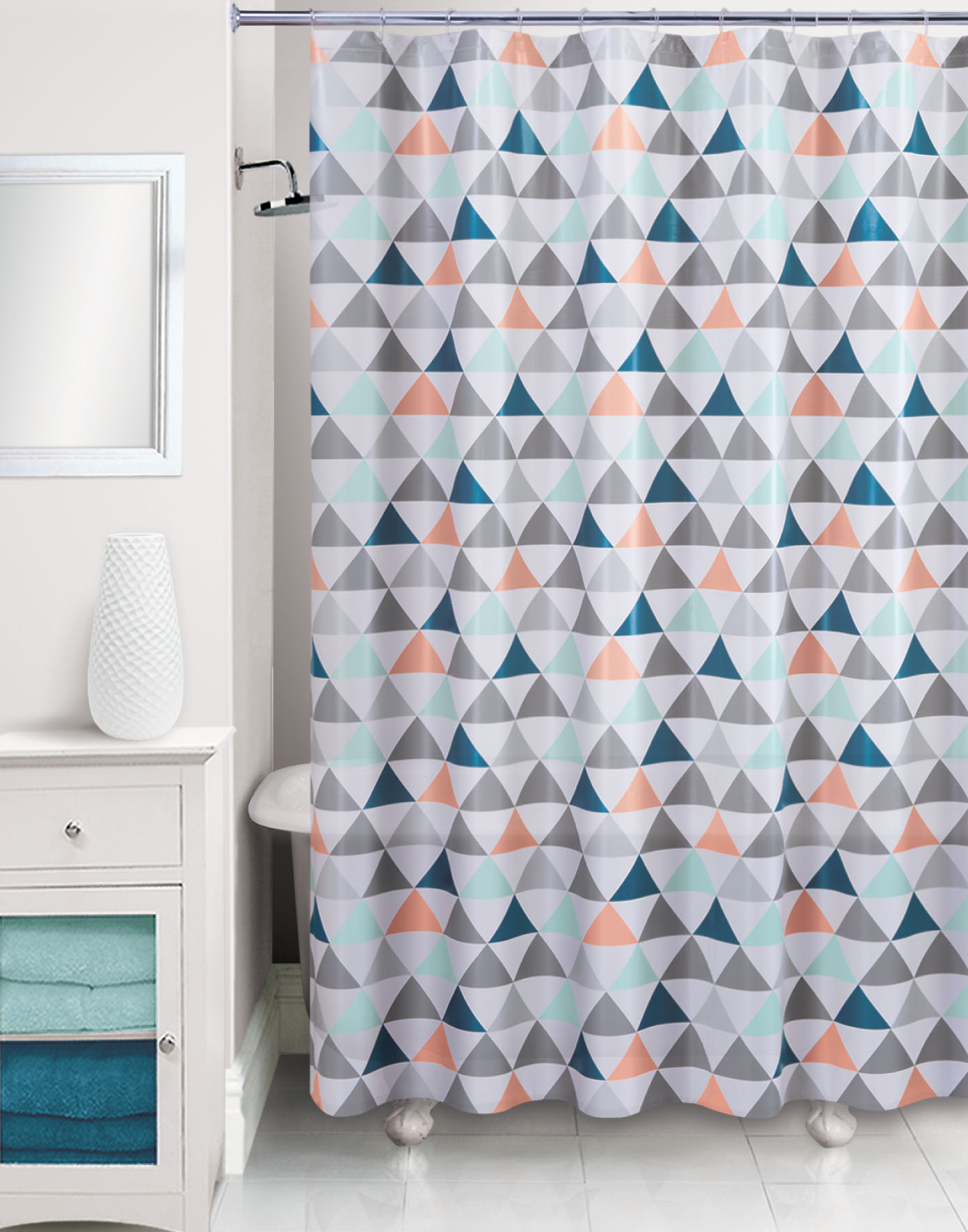 Essential Home Triangle Shower Curtain Shop Your Way Online Shopping & Earn Points on Tools