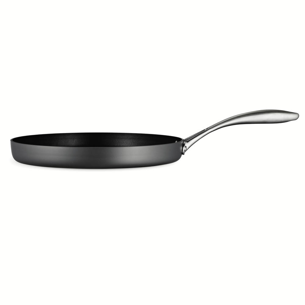 Gourmet Hard Anodized 12 in Round Grill Pan