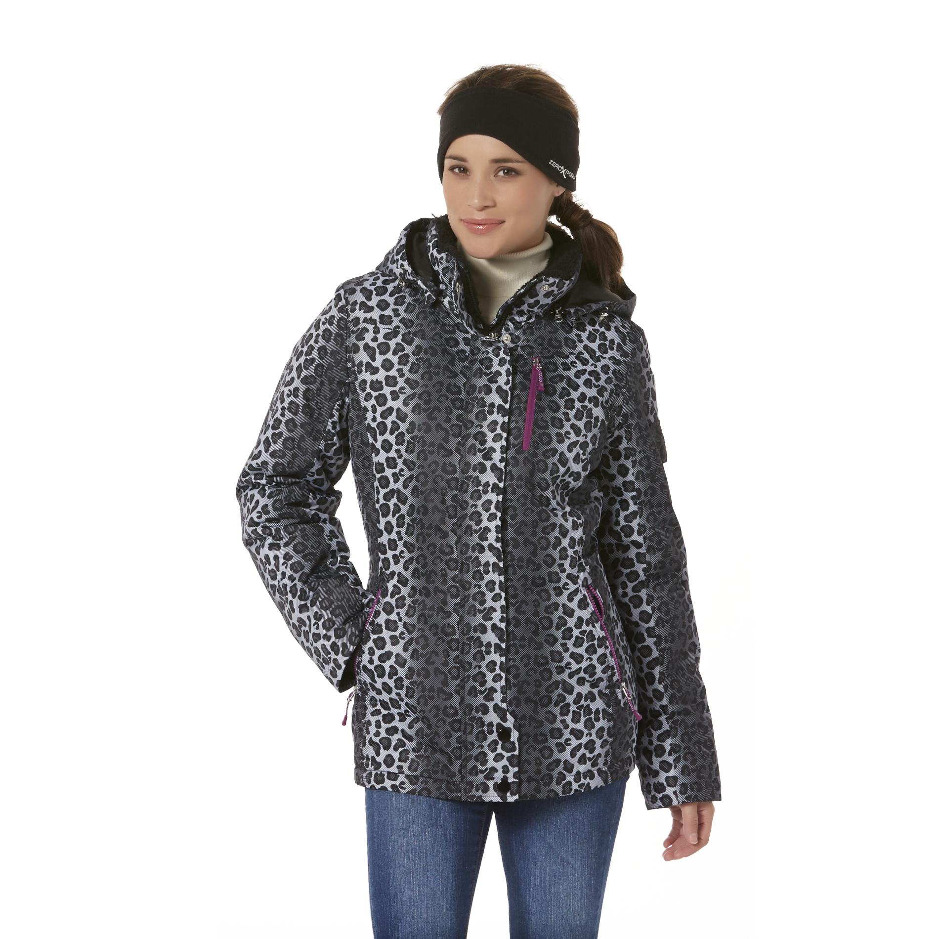 UPC 887219551420 ZeroXposur Print Ski Jacket with Headband