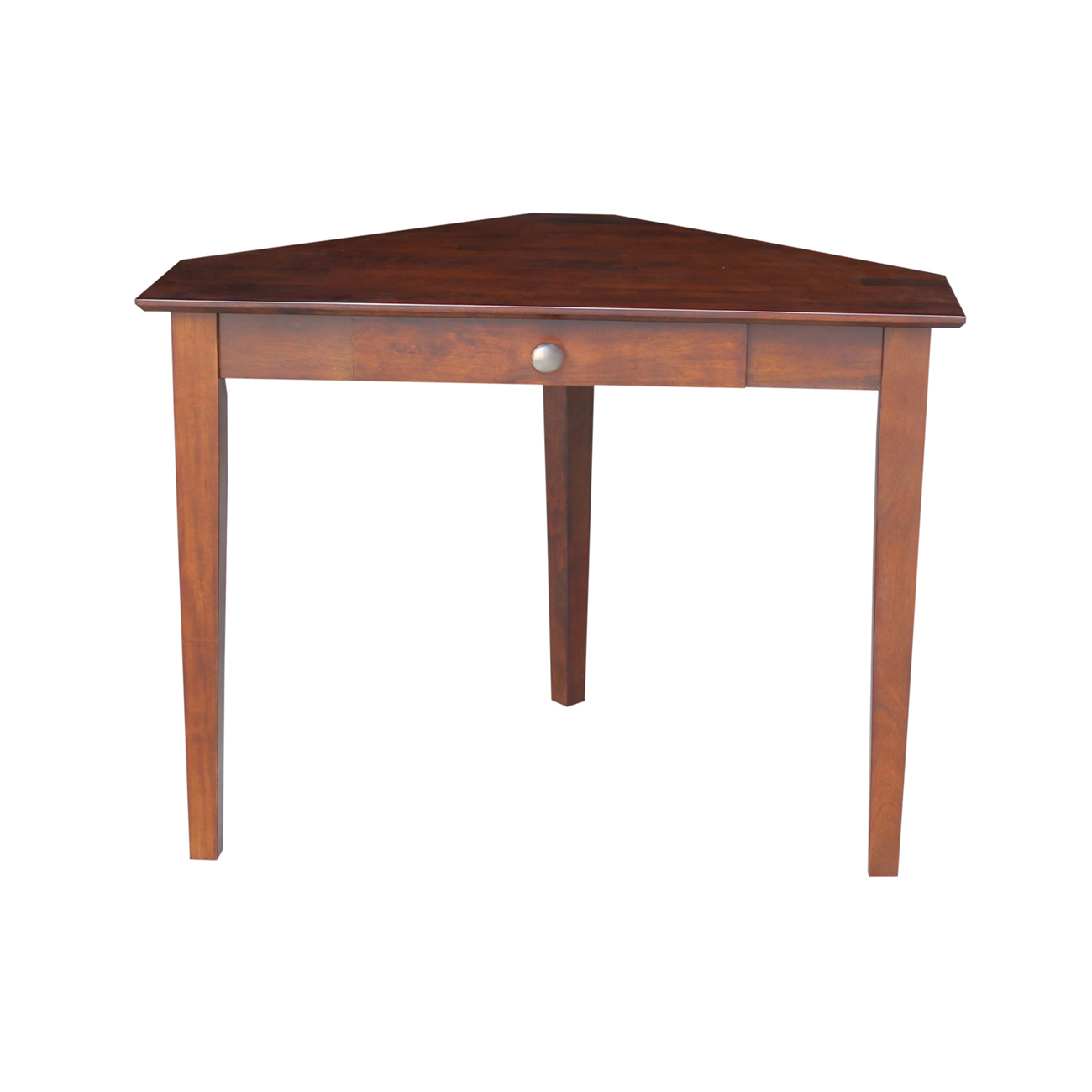 International Concepts Corner Computer Desk- Brown International Concepts Corner Computer Desk- Brown