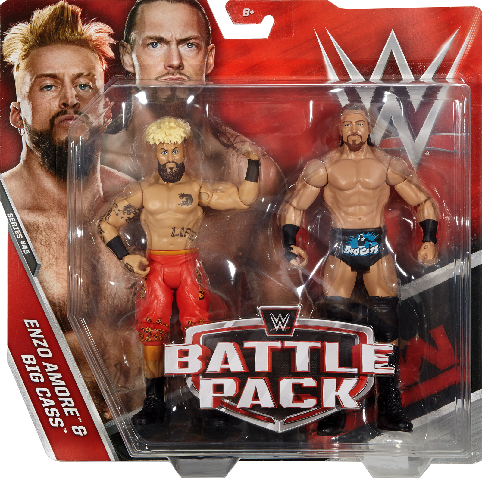 WWE Enzo Amore & Big Cass - Battle Packs 45 Toy Wrestling Action Figures