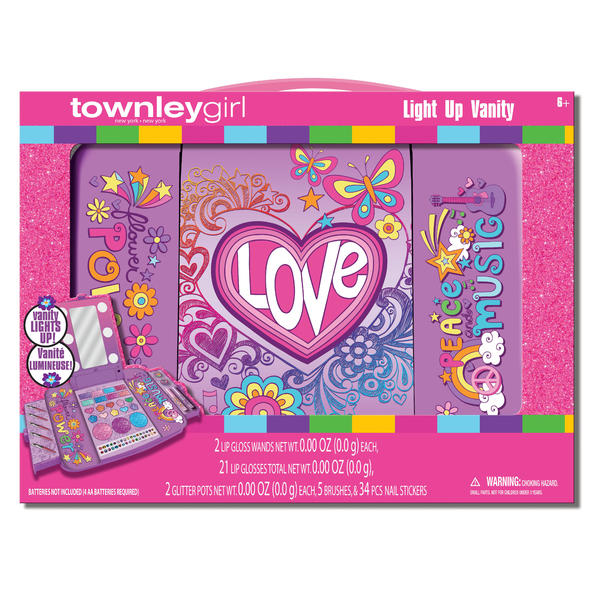 Townley Girl Light-up Cosmetic Vanity - Toys & Games - Pretend Play & Dress Up - Glamour & Jewelry