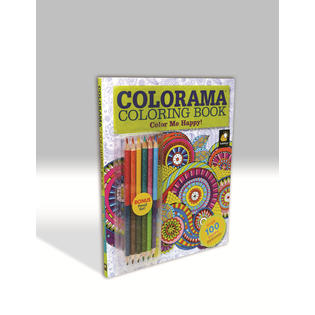 As Seen On TV Colorama Color Me Happy Adult Coloring Book