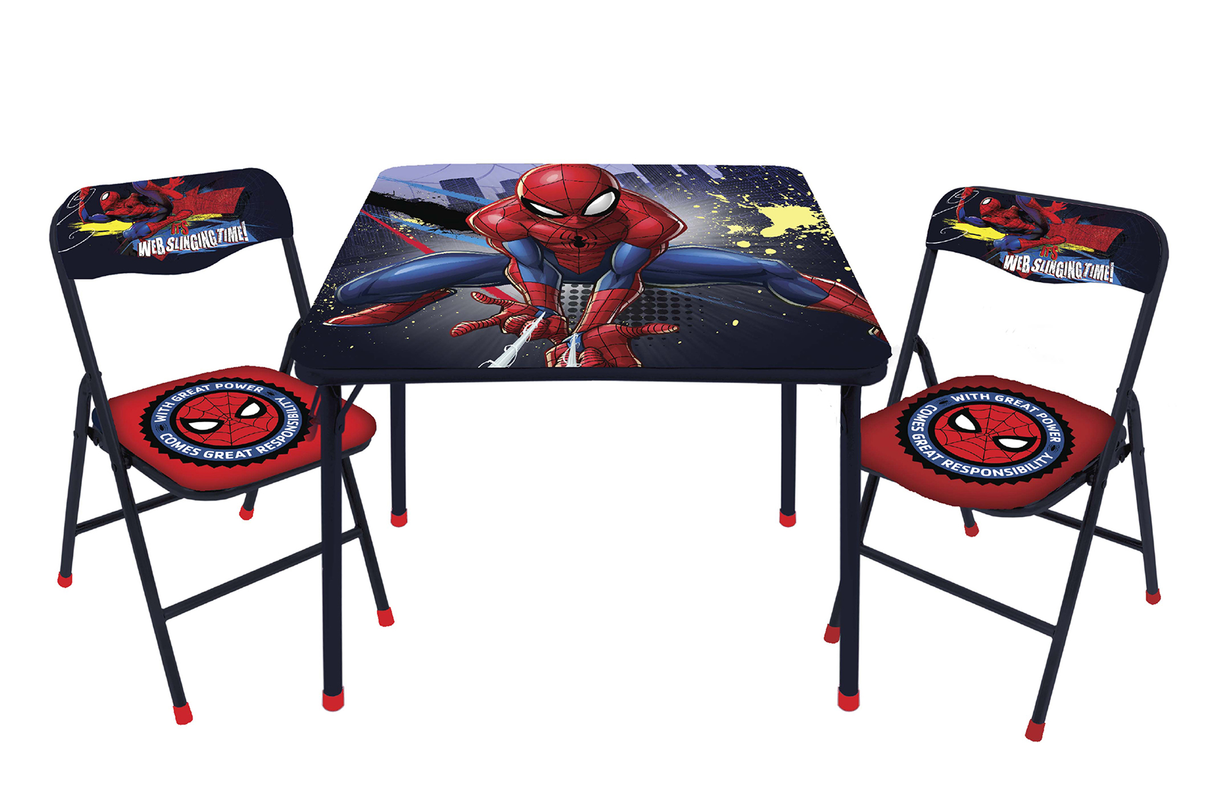 spiderman table chair set