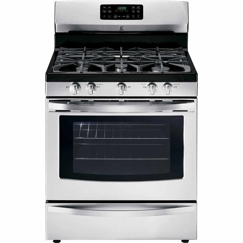 Kenmore 74233 5 0 Cu Ft Freestanding Gas Range Stainless Steel