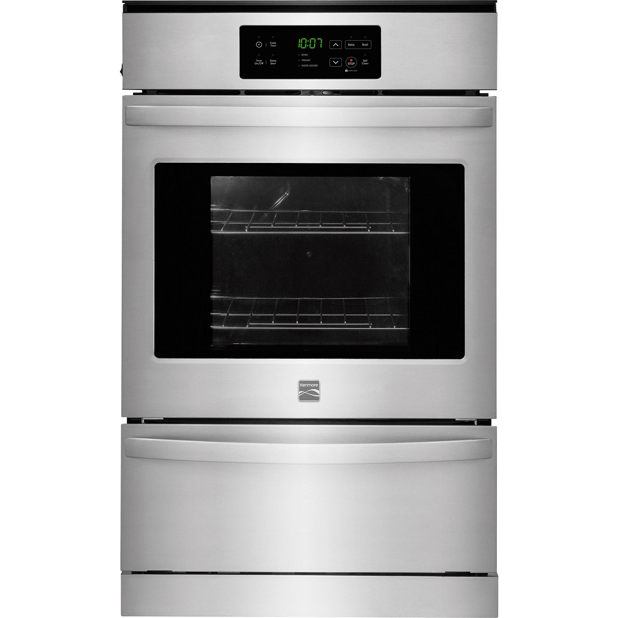 Kenmore 40303 24" Gas Wall Oven - Stainless Steel 24 Inch Gas Wall Oven Stainless Steel