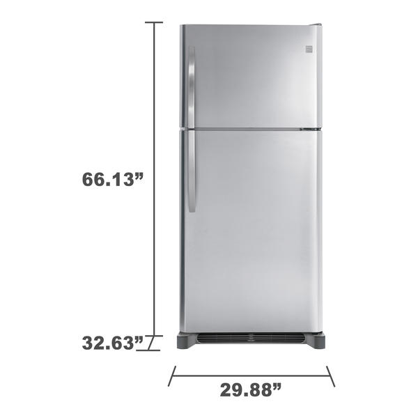Kenmore 18 cu. ft. Top Mount Refrigerator Stainless 70633