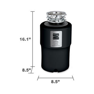 Kenmore Elite 70413 1 Horsepower Deluxe Garbage Disposer - Black