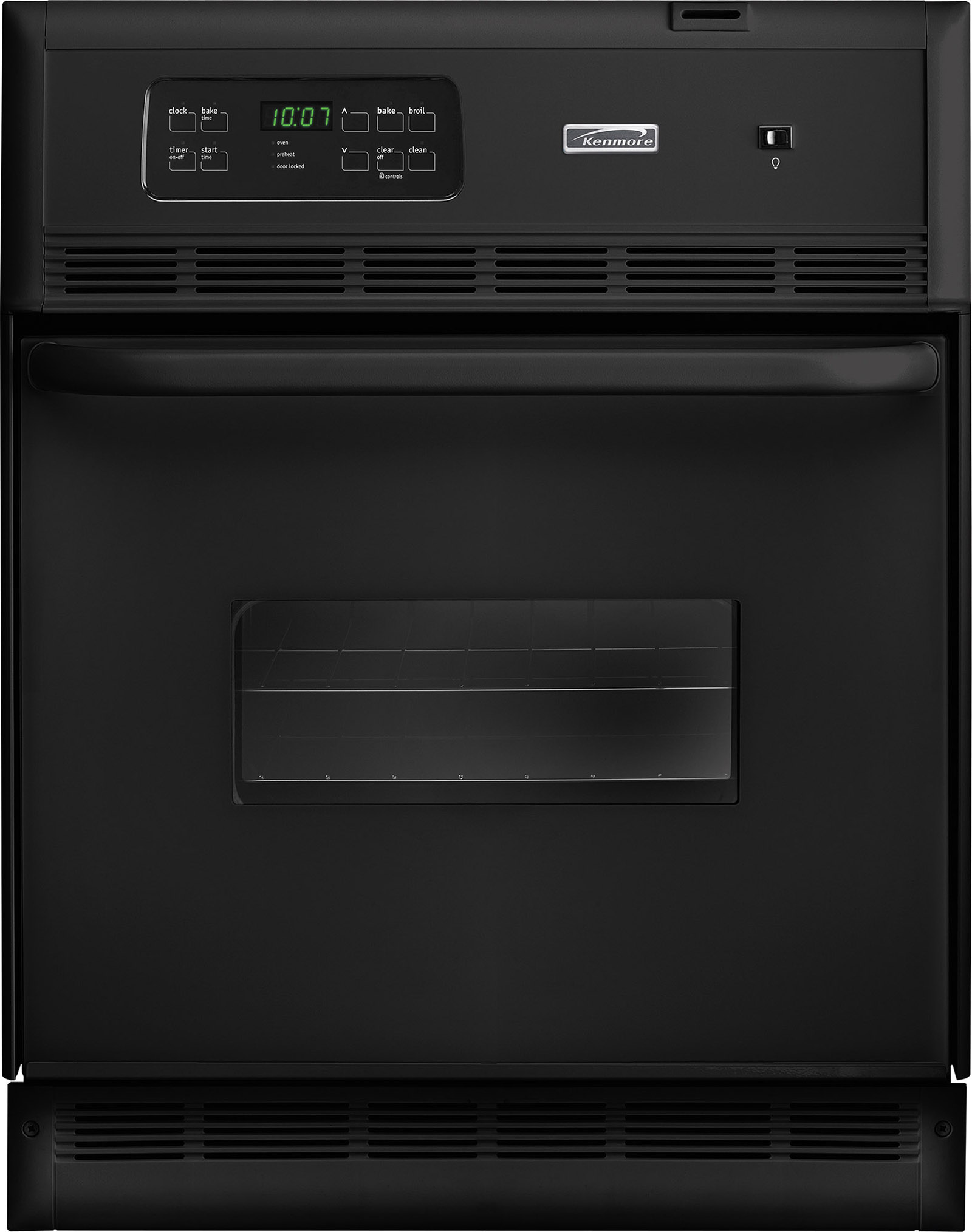 Kenmore 45129 24" Electric SelfClean Single Wall Oven Black