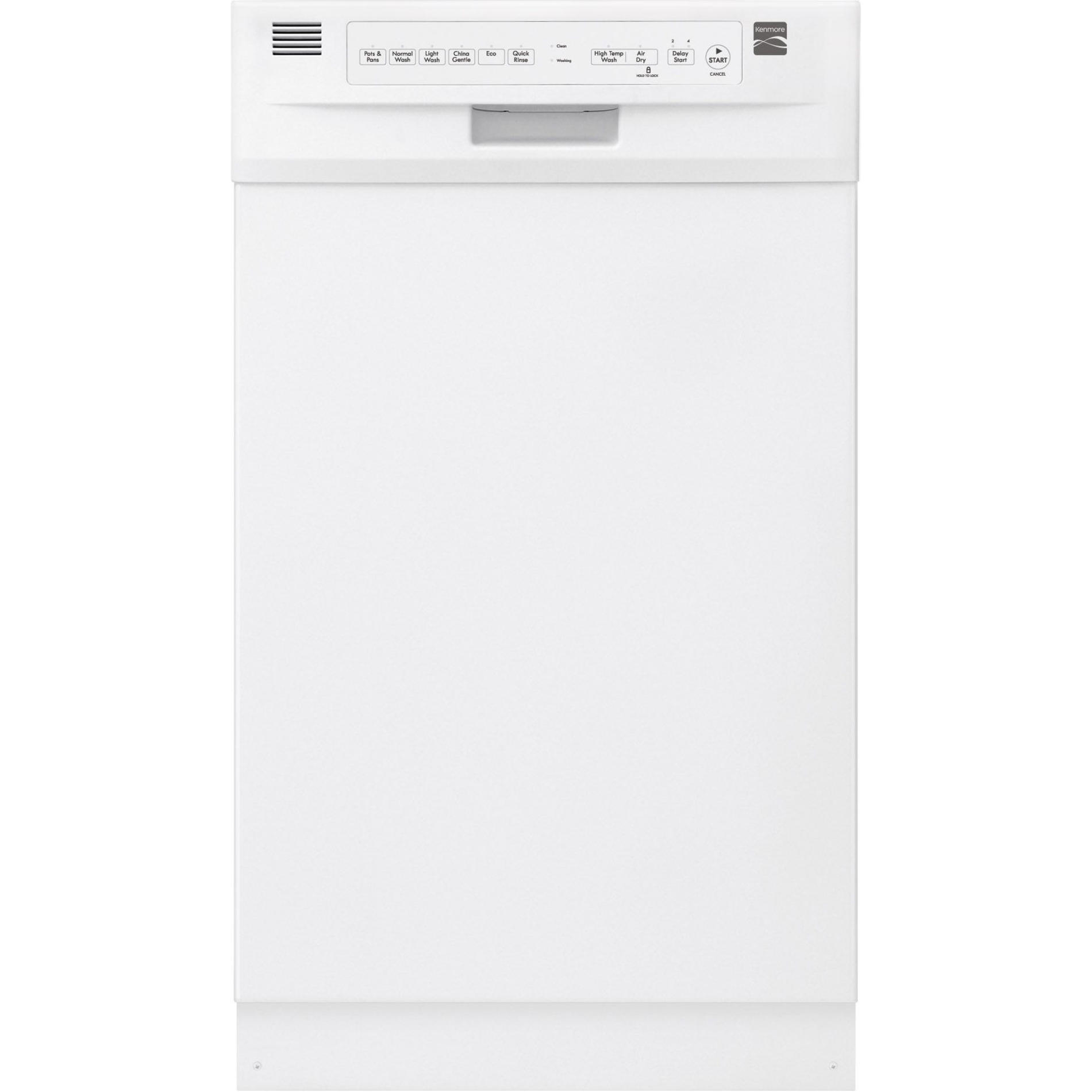 Kenmore 14662 18 Built-In Dishwasher - White
