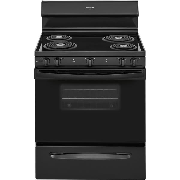 Frigidaire FFEF3010UB 30" Front Control Freestanding Electric Coil Range Black Sears Home