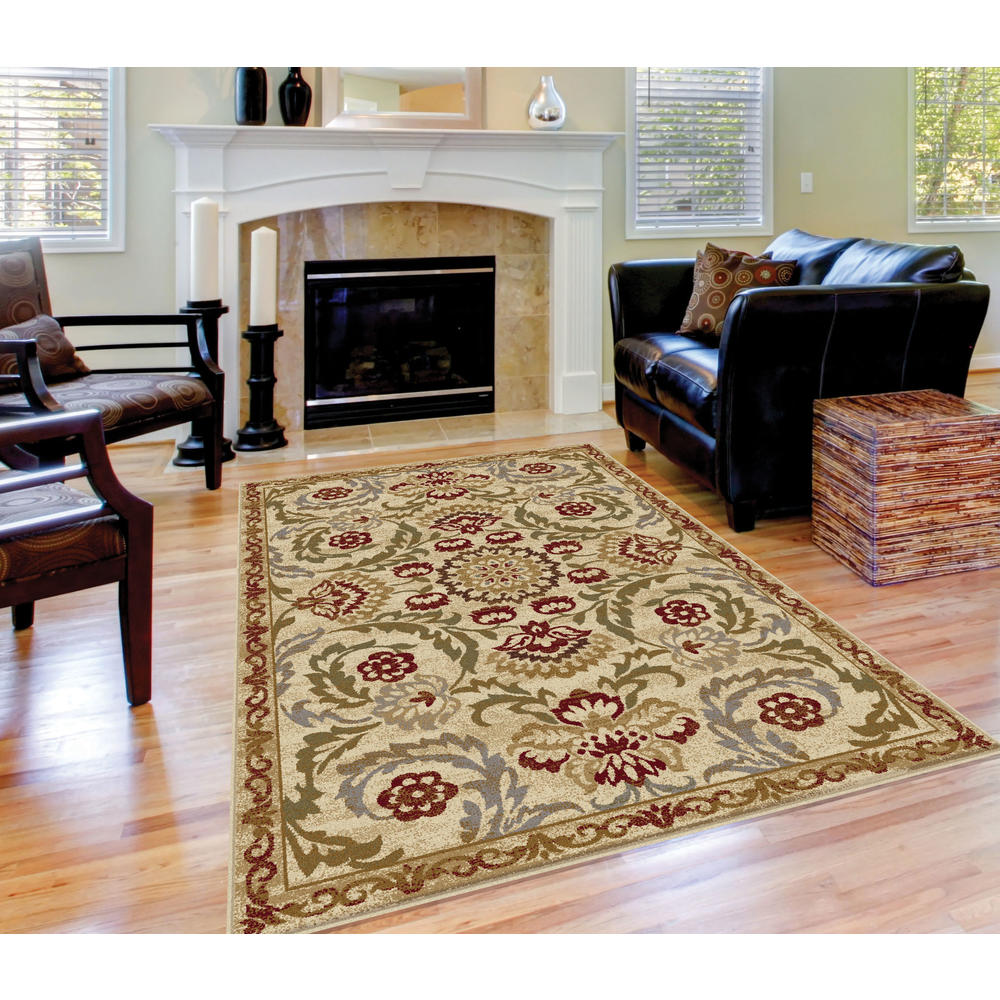 Impressions Harlow Floral Area Rug - 5'3'' x 7'3''