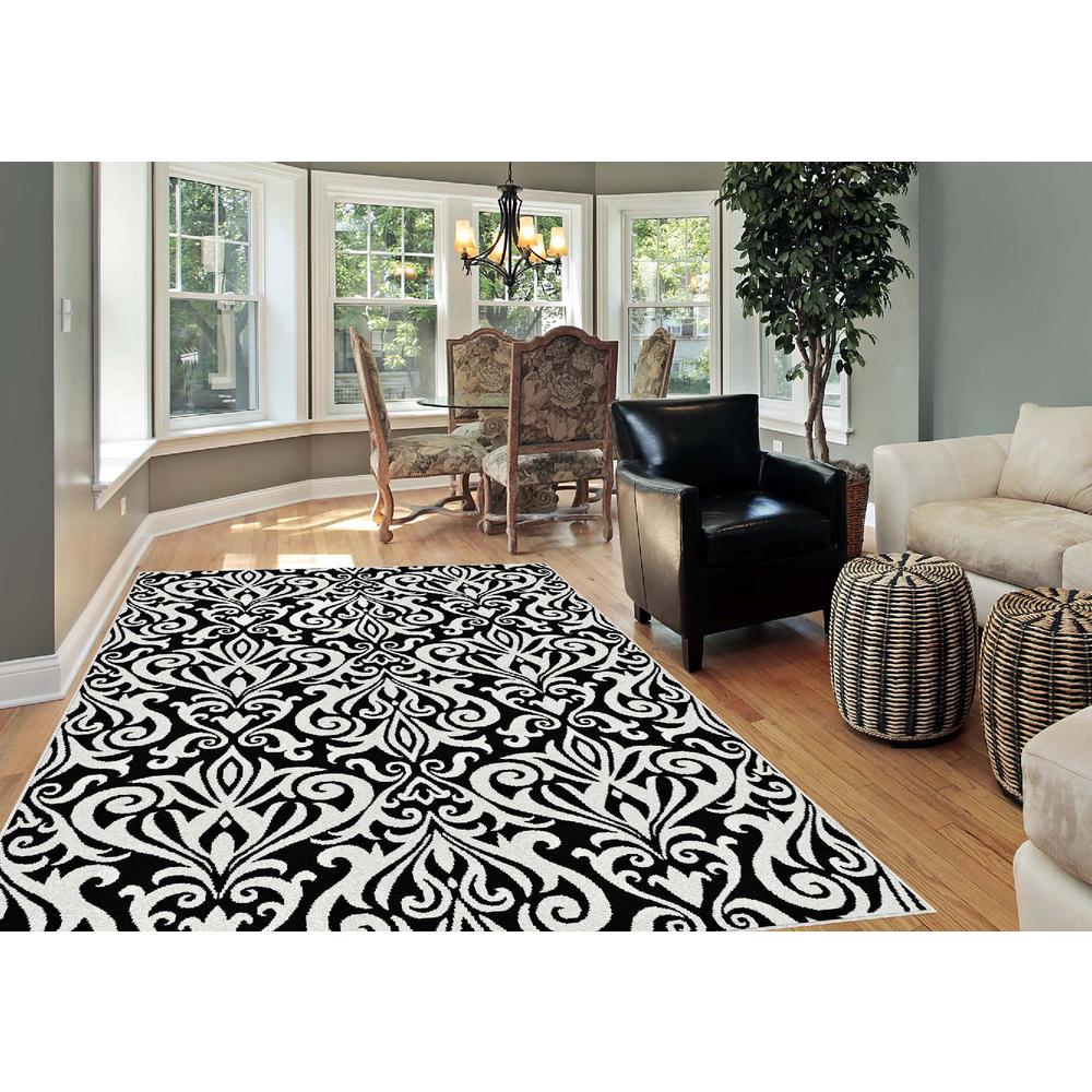 Metro Bella 5 ft. 3 in. x 7 ft. 3 in. Contemporary Area Rug