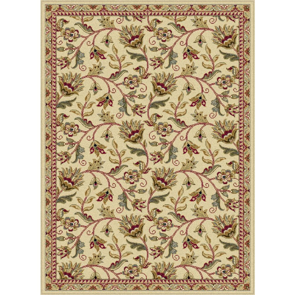 Laguna Hadley Ivory 7 ft. 6 in. x 9 ft. 10 in. Transitional Area Rug