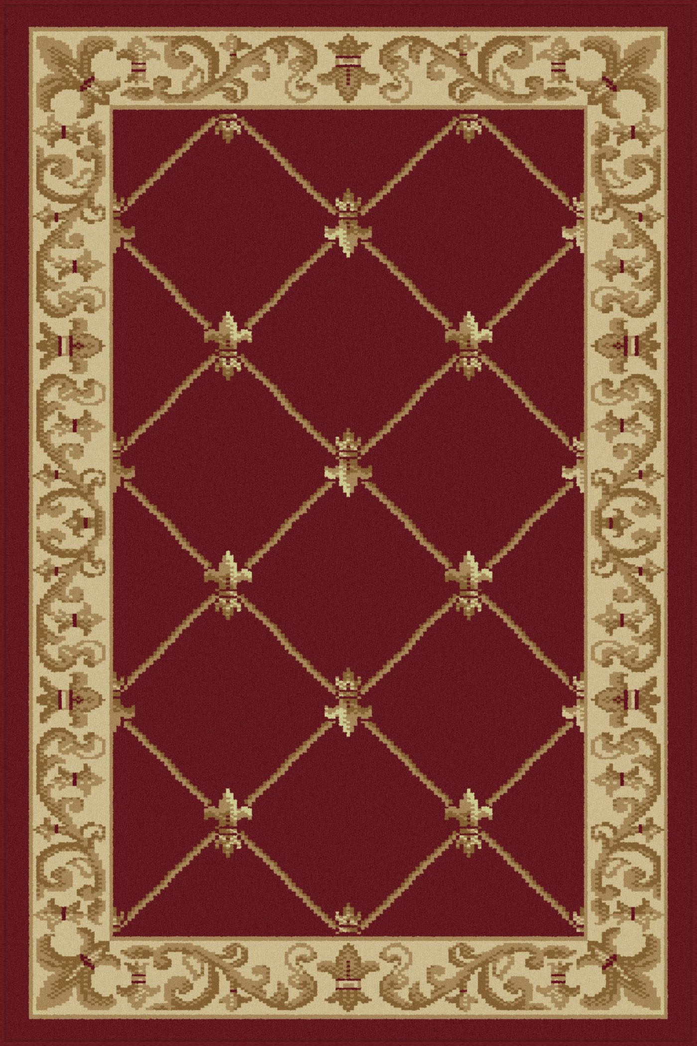 Tayse Rugs Sensation Orleans Border Area Rug 2' x 3' Shop Your Way