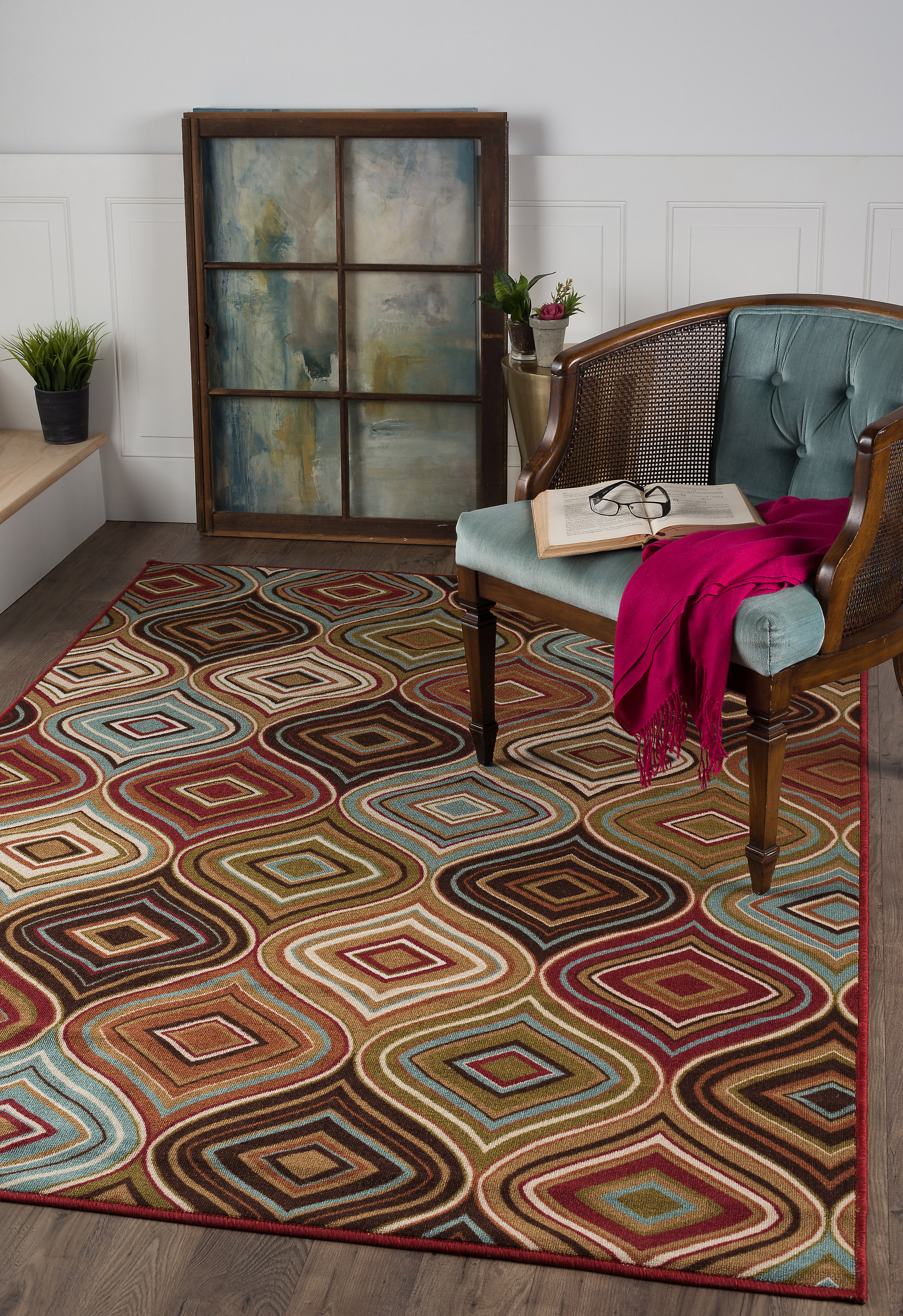 Tayse Rugs Majesty Cullen Geometric Area Rug 9 3 X 12