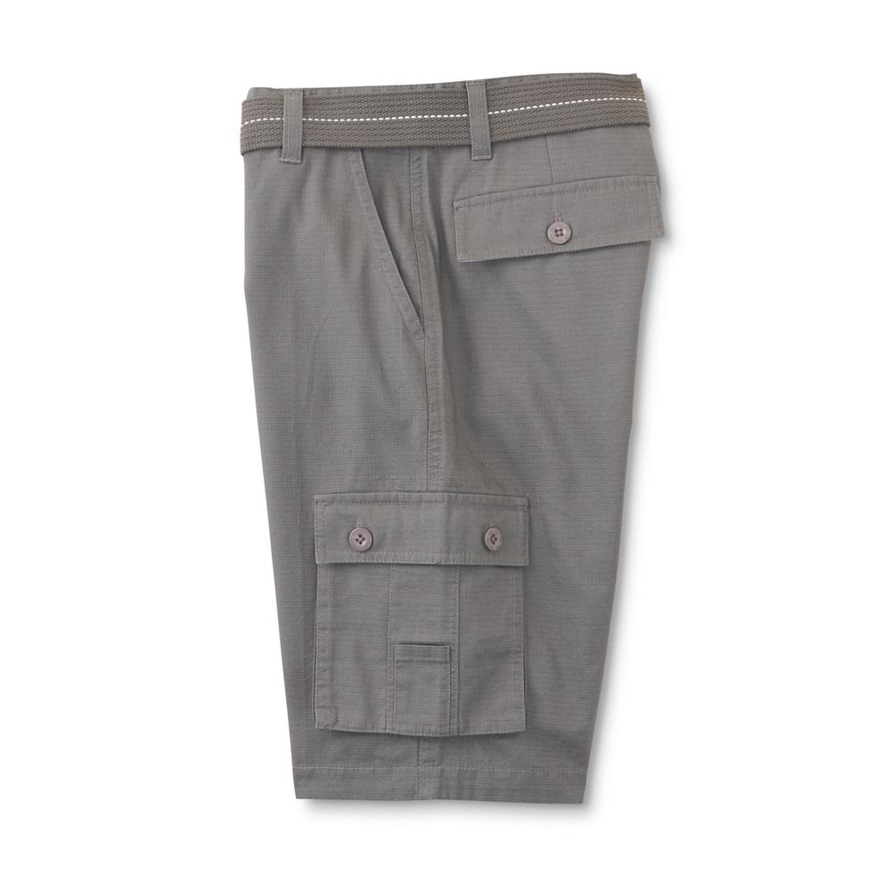 Boy's Ripstop Cargo Shorts & Belt