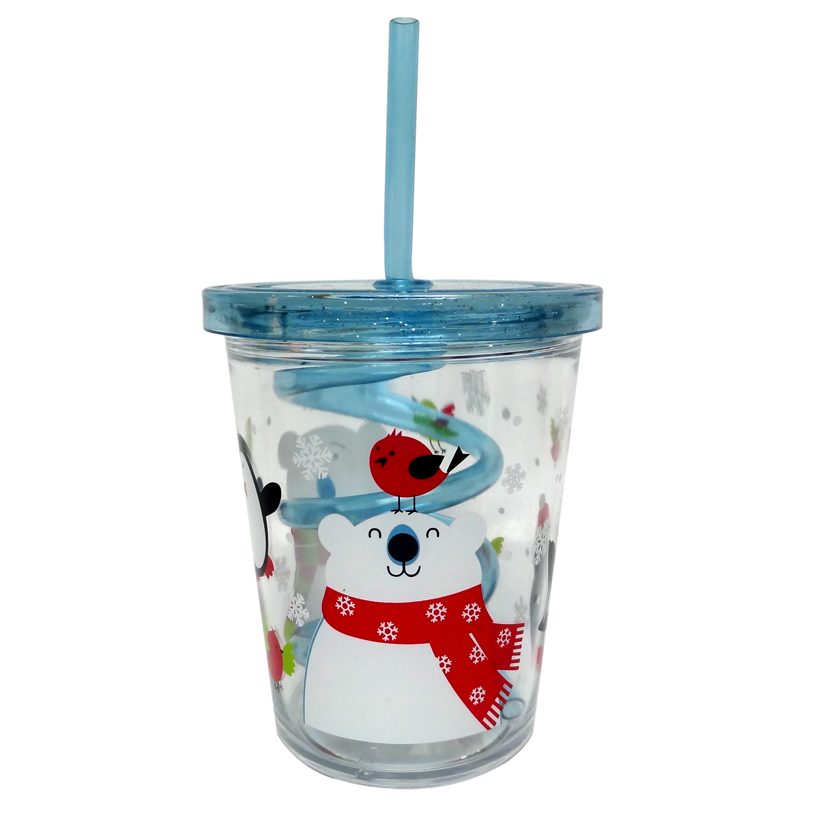 Essential Home Polar Bear Twisty Straw Cup Shop Your Way Online