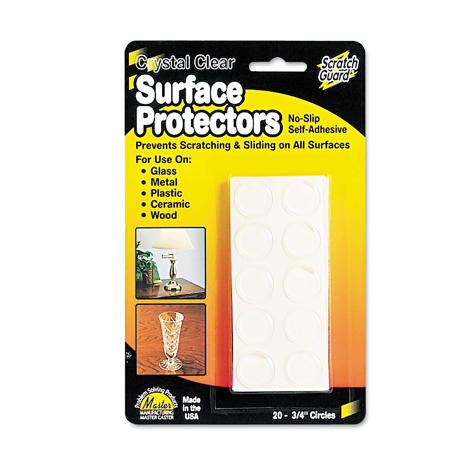 Master Caster Scratch Guard Surface Protectors- 3/4 Master Caster Scratch Guard Surface Protectors- 3/4