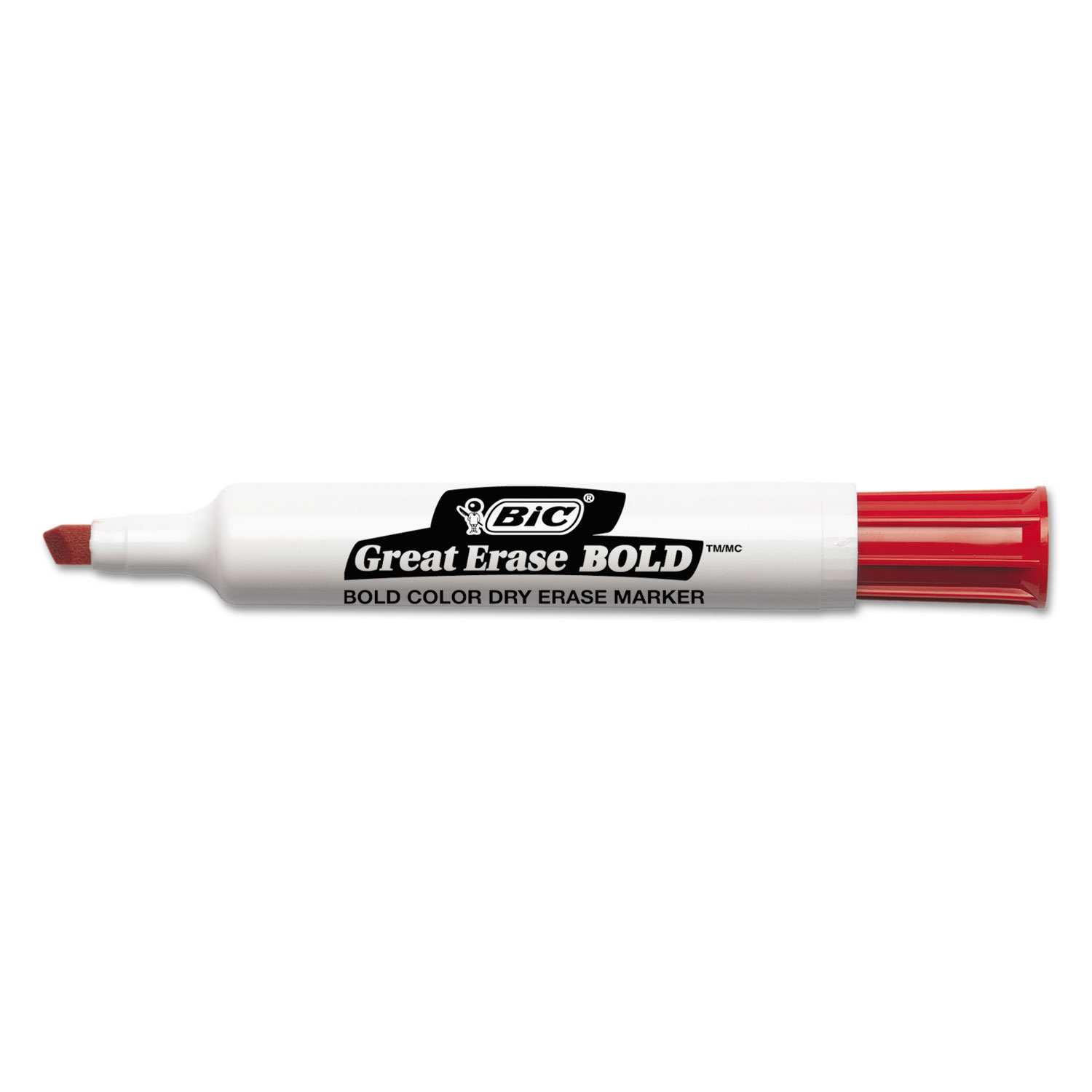 UPC 070330329942 product image for Bic DEC11RD Dry-Erase Bold Marker Chisel Point Nontoxic Red | upcitemdb.com