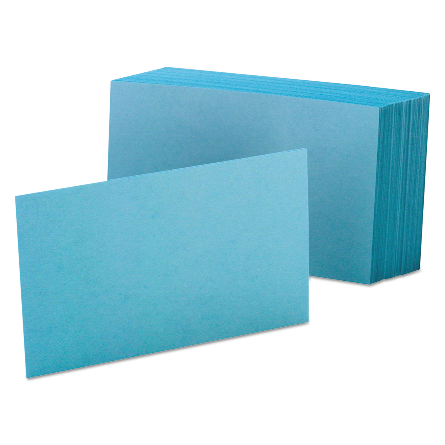 UPC 078787740013 product image for Unruled Index Cards, 4 x 6, Blue, 100 per Pack | upcitemdb.com