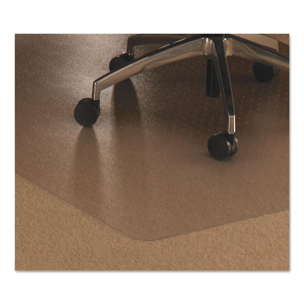 Floortex Cleartex Ultimat Polycarbonate Chair Mat for Low/Medium Pile Carpet, 48 x 53