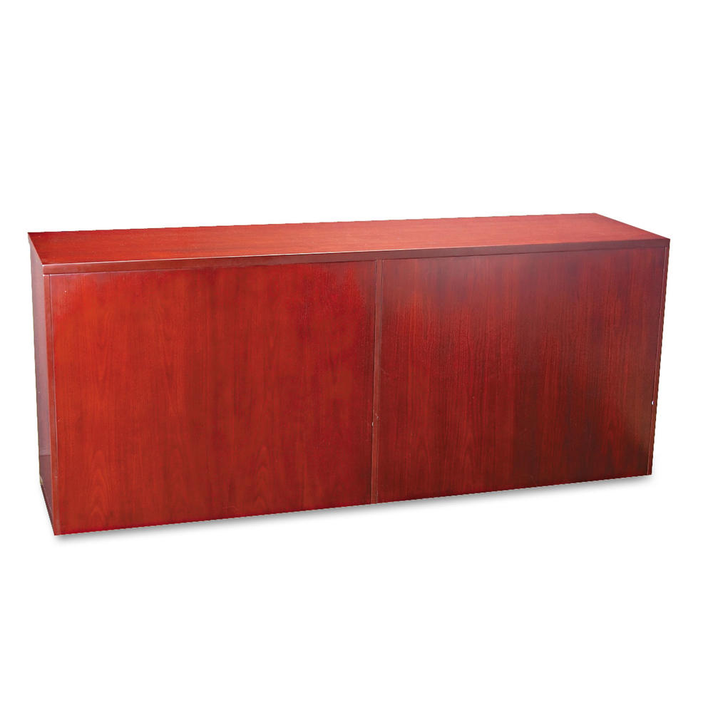 Mayline MLNVLCCCRY Veneer Low Wall Cabinet without Doors, 72w x 19d x 29-1/2h, Sierra Cherry