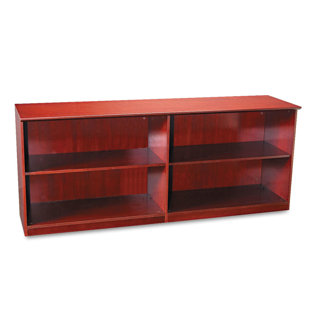 Mayline MLNVLCCCRY Veneer Low Wall Cabinet without Doors, 72w x 19d x 29-1/2h, Sierra Cherry