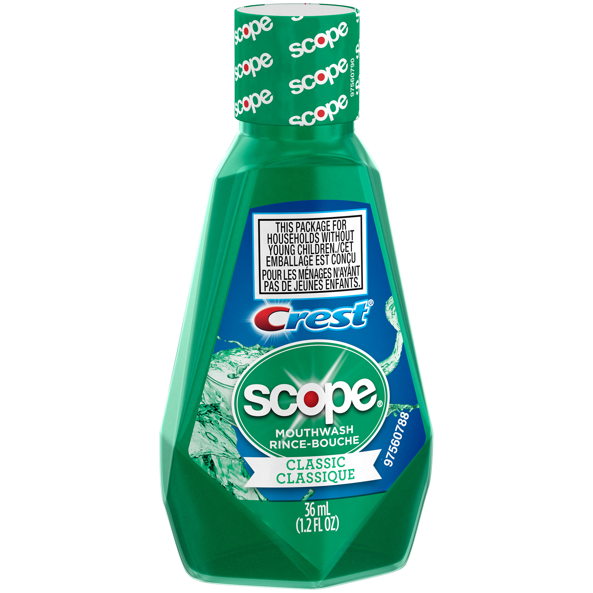 UPC 037000956587 product image for Scope Classic Mouthwash Original Formula, 36 mL | upcitemdb.com