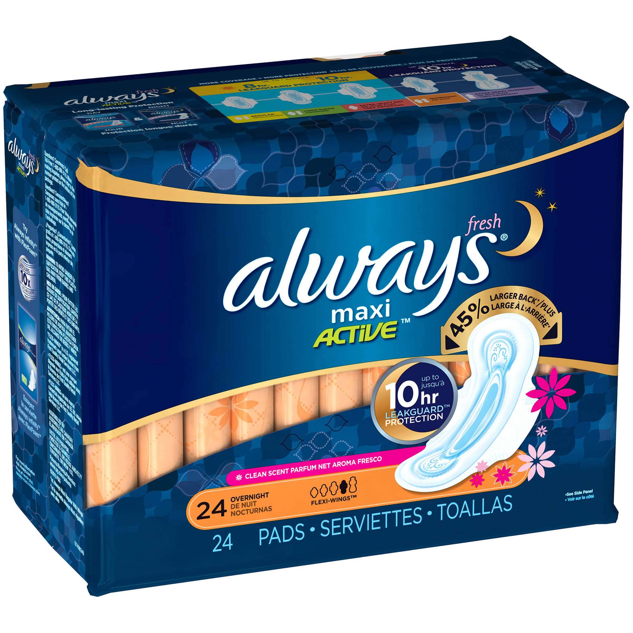 037000110798 UPC Always Pads UPC Lookup