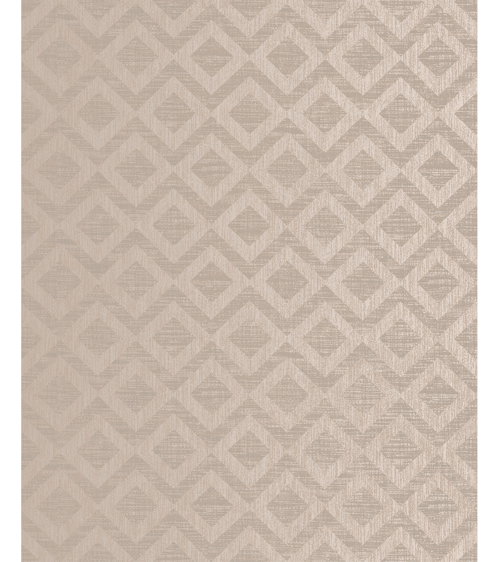 Cadenza Brown Geometric Wallpaper